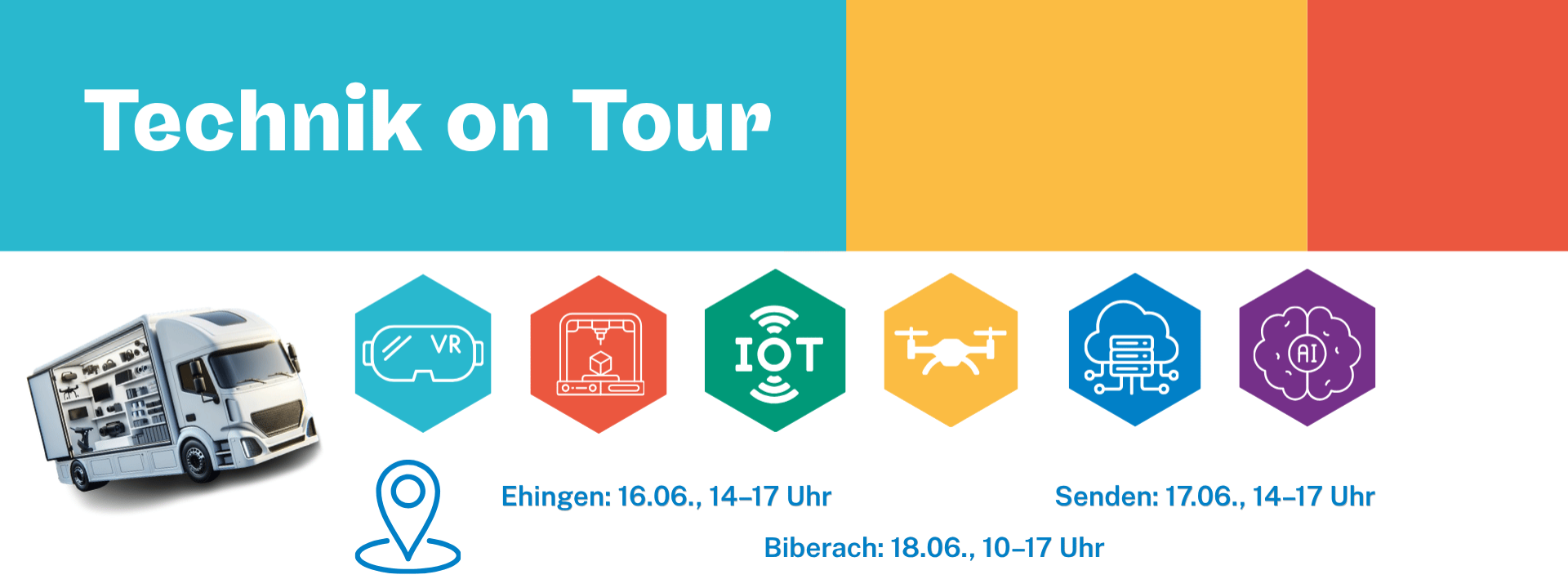 Technik on Tour – digitale Technologien zum Anfassen vor Ort